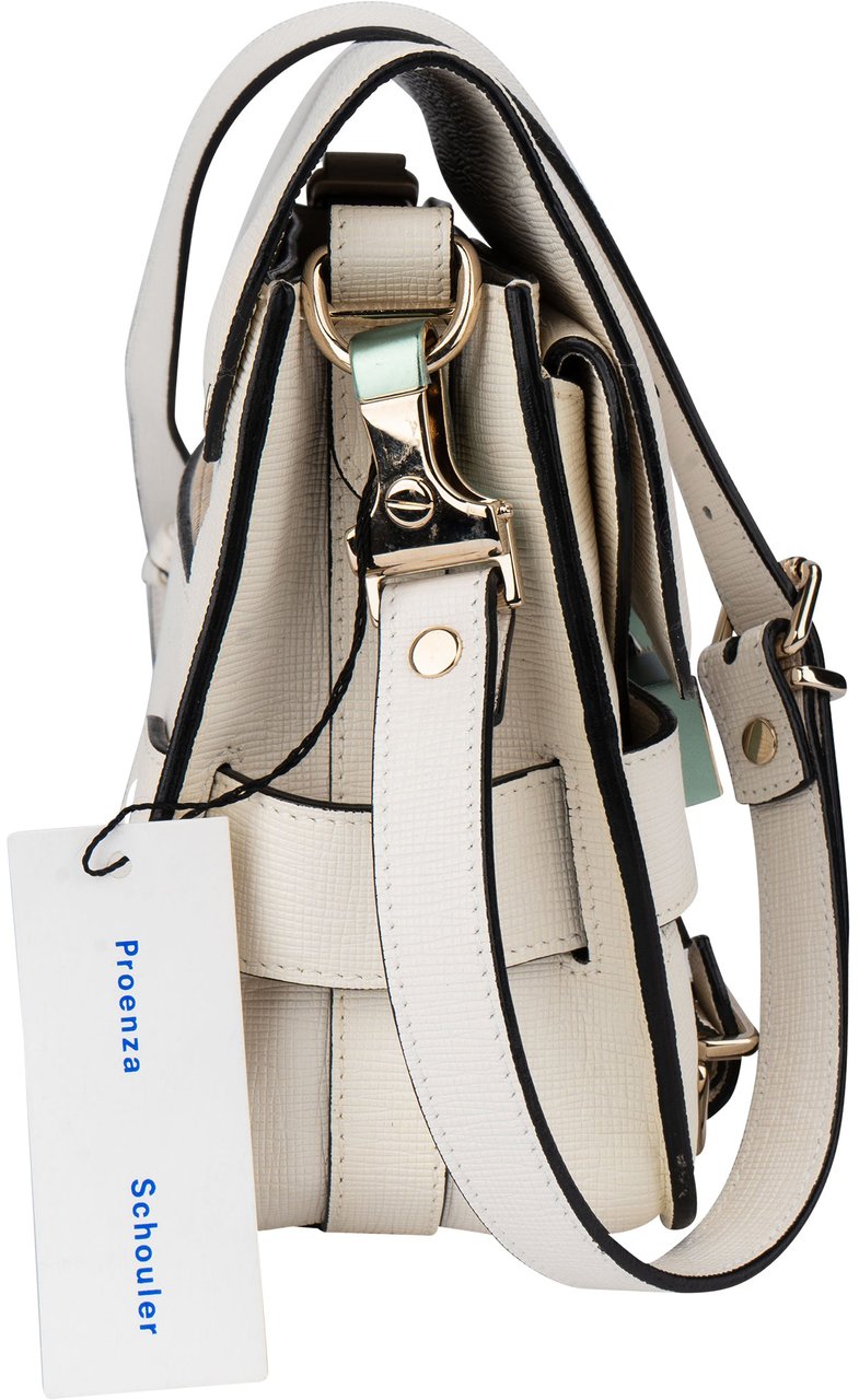 Proenza Schouler Proenza White Leather Schouler Crossbody Bag Wit