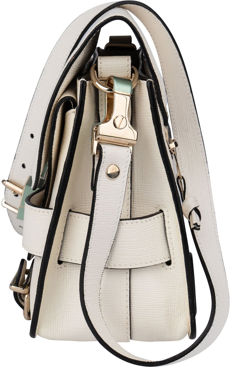 Proenza Schouler Proenza White Leather Schouler Crossbody Bag Wit