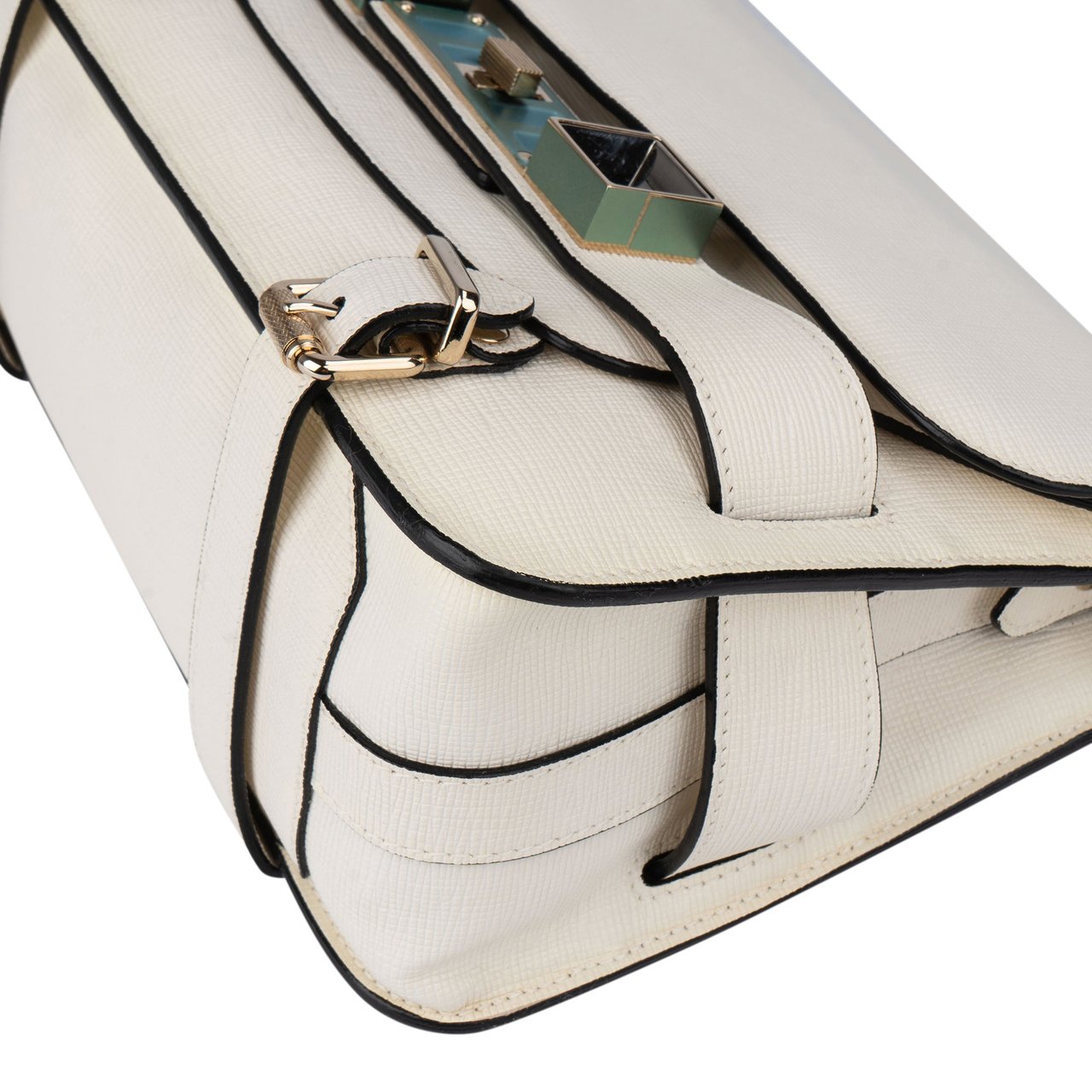 Proenza Schouler Proenza White Leather Schouler Crossbody Bag Wit