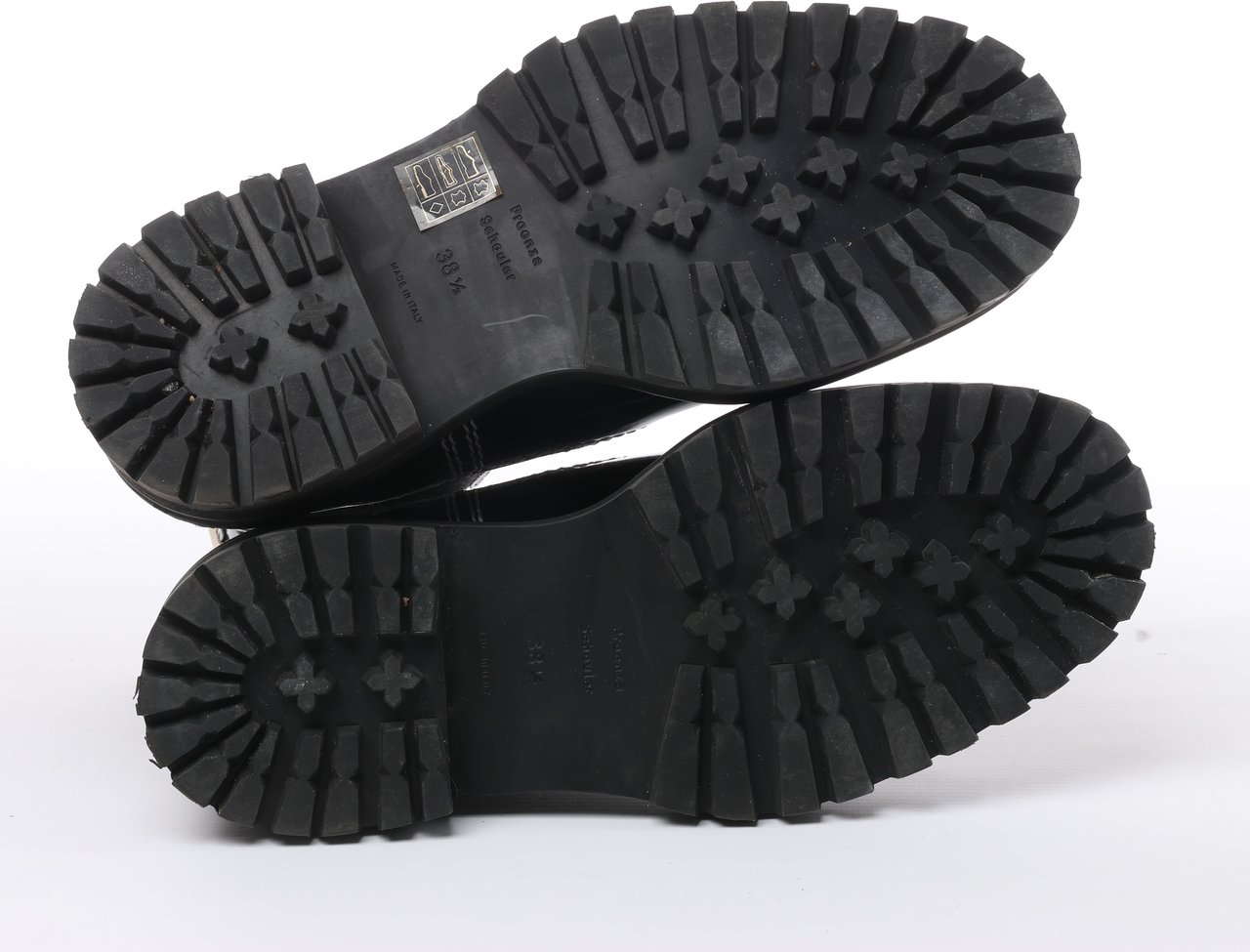 Proenza Schouler Proenza Schouler Topstitched Leather Chelsea Boots in Black, Size 38.5 EU Zwart