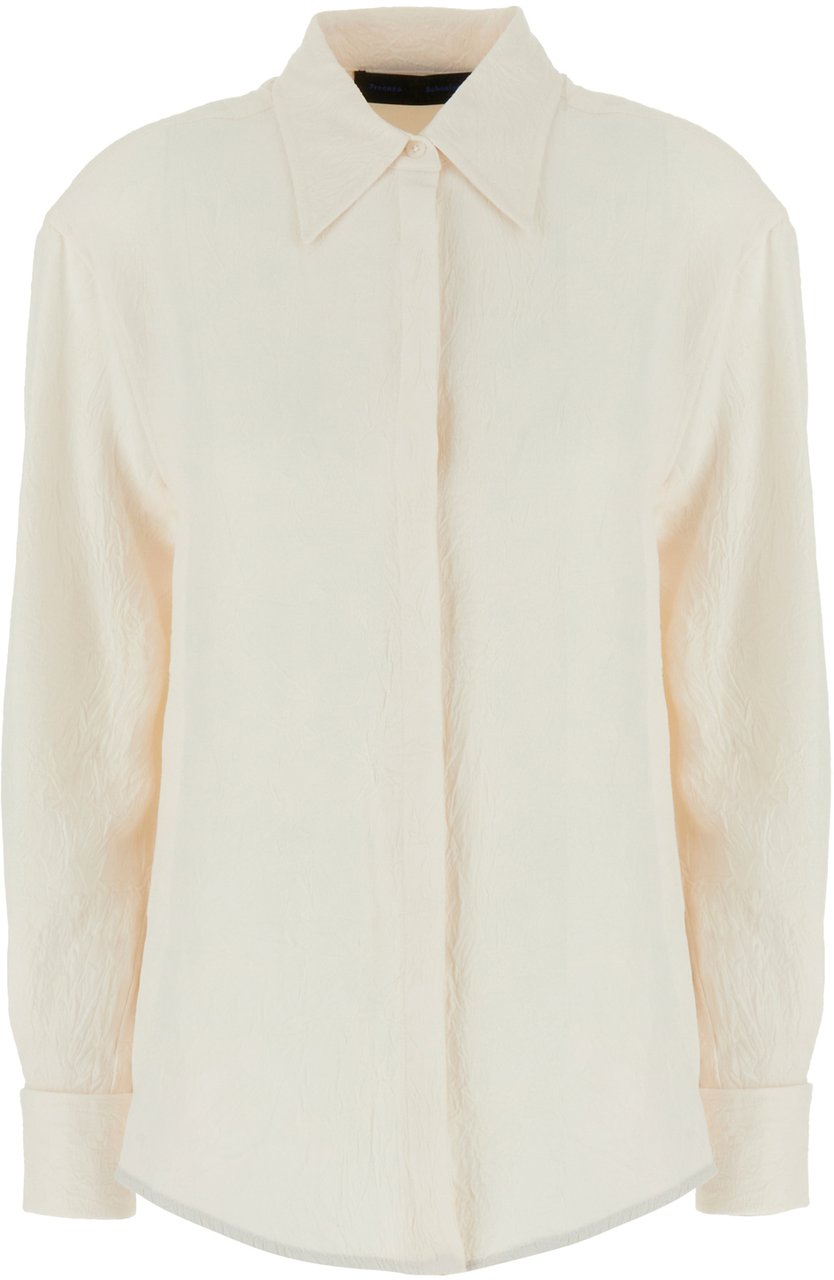 Proenza Schouler Proenza Schouler White satin shirt Wit