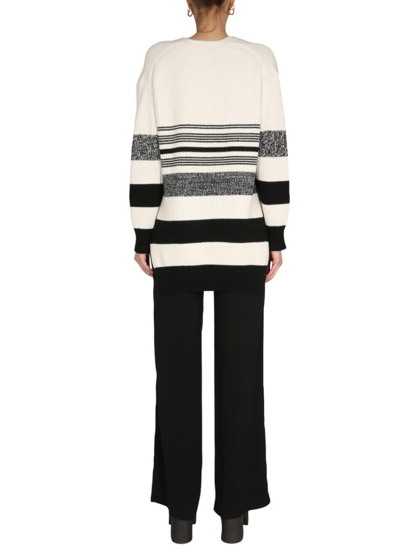 Proenza Schouler Oversized V-Neck Sweater Neutraal