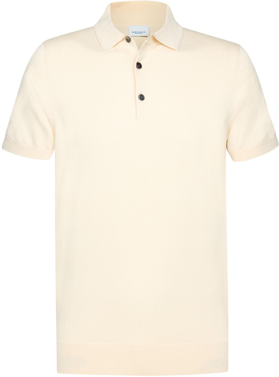 Profuomo Pp2d00001 Polos Off White Pp2d00001 Wit