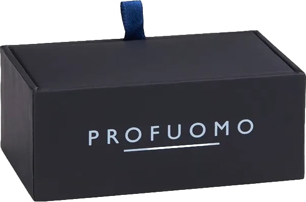 Profuomo - Cufflink MR MRS - PP2MA0003A - 040 Silver Grijs