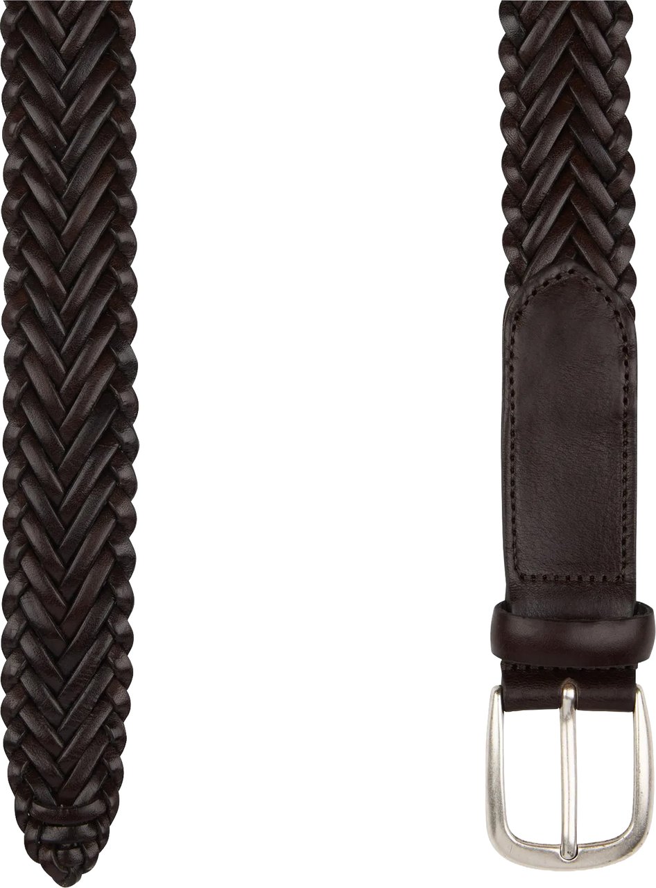 Profuomo - Belt band braided - PP2R00014A - 200 Brown Bruin