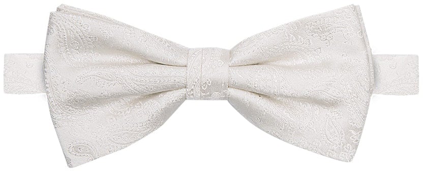 Profuomo Profuomo - Bowtie men silk - PP2V00001A - 103 Off white Wit