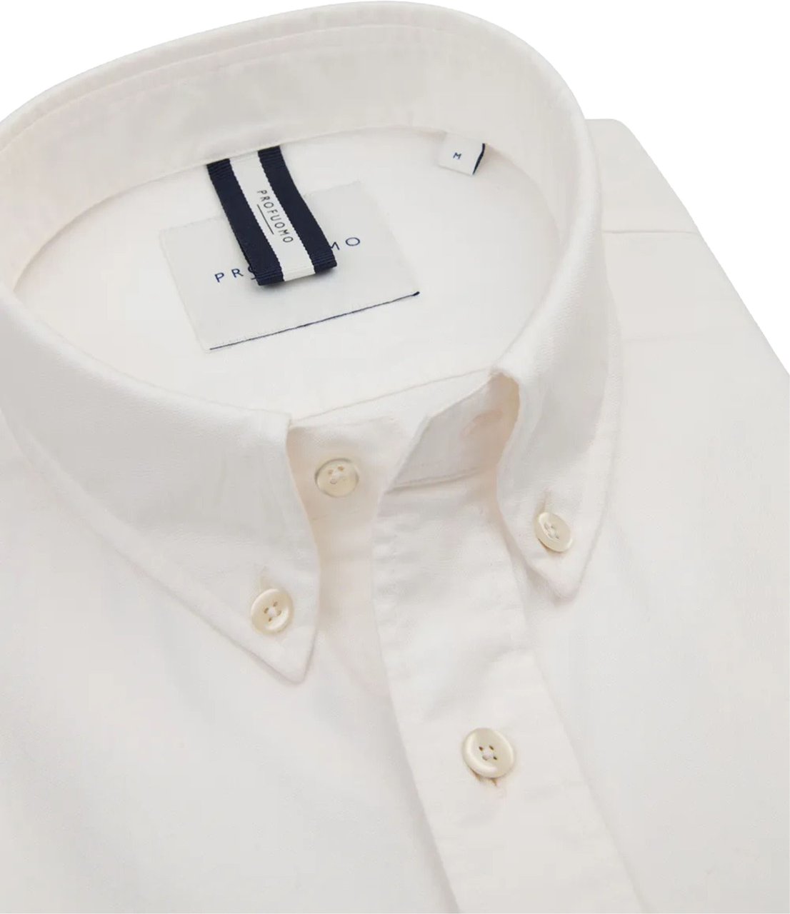 Profuomo Profuomo Lange Mouw Overhemden Off White Ppwh10044 Wit