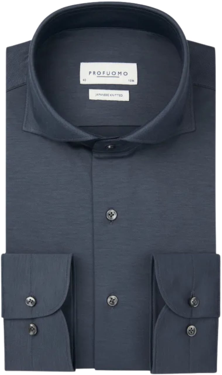 Profuomo Profuomo Lange Mouw Overhemden Blauw Ppwh30026 Blauw