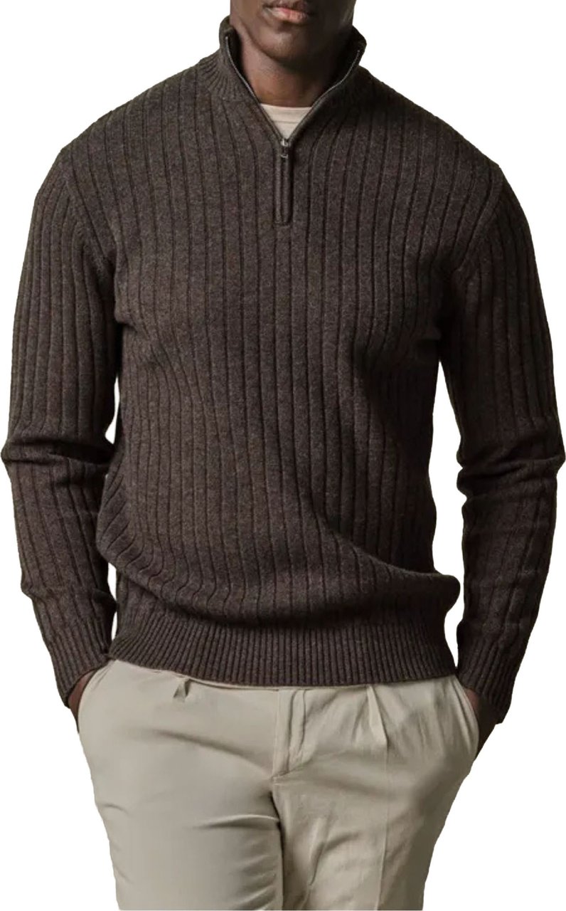 Profuomo Profuomo  Lange Mouw Overhemden Bruin Ppwj30019 Bruin