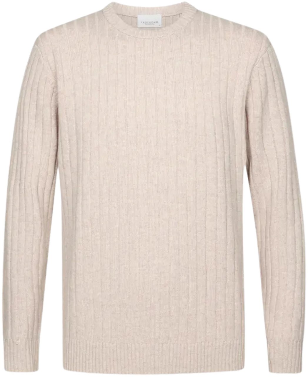 Profuomo Profuomo Lange Mouw Overhemden Zand Ppwj30020 Beige