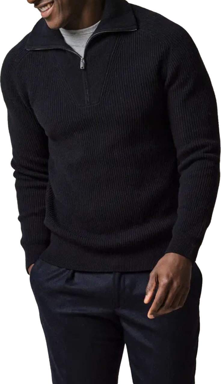 Profuomo Profuomo  Lange Mouw Overhemden Donkerblauw Ppwj30025 Blauw