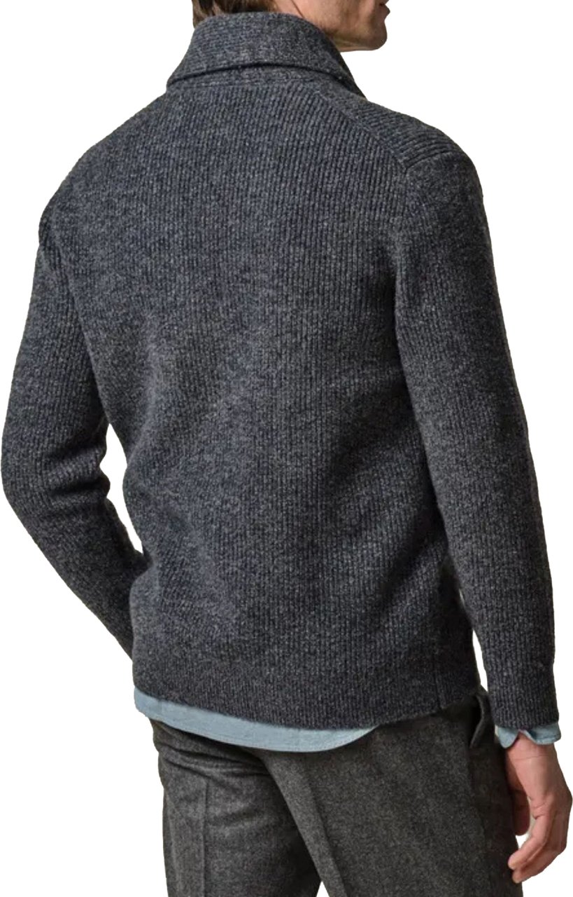 Profuomo Lange Mouw Overhemden Donkerblauw Ppwj30032 Blauw