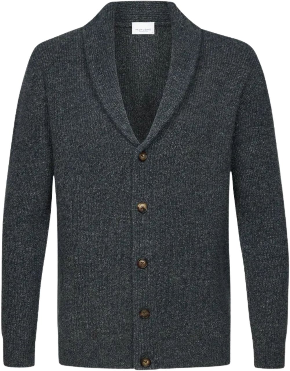 Profuomo Lange Mouw Overhemden Donkerblauw Ppwj30032 Blauw