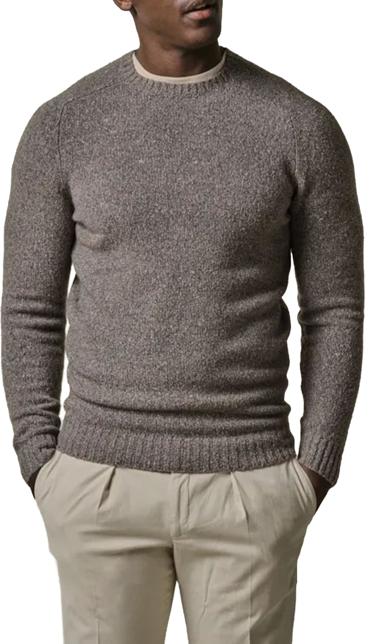 Profuomo Profuomo  Lange Mouw Overhemden Lichtbruin Ppwj30037 Bruin