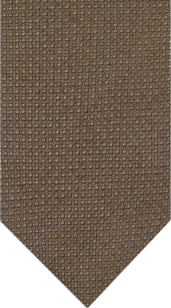 Profuomo - Tie silk woven - PPXA10003A - H Brown Bruin