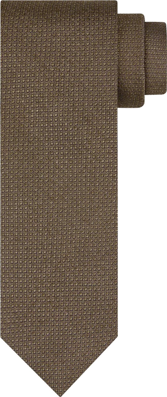 Profuomo - Tie silk woven - PPXA10003A - H Brown Bruin