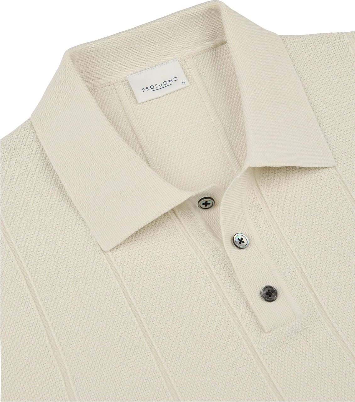 Profuomo Profuomo Ppxd10030 Polos Off White Ppxd10030 Wit