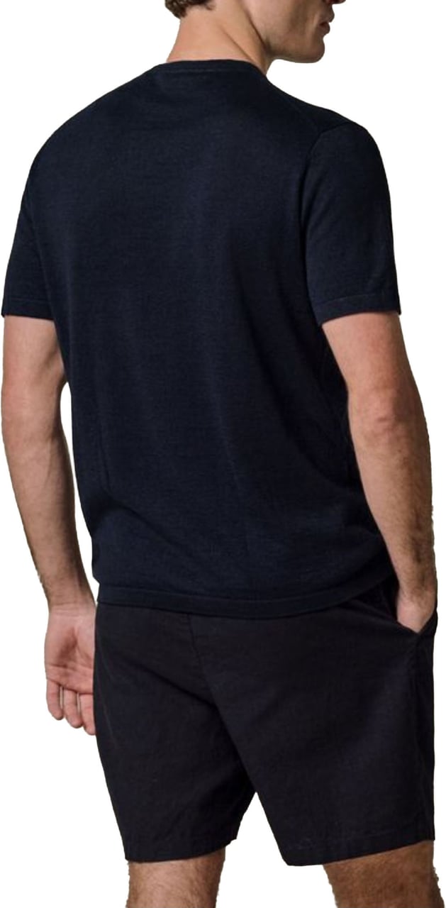 Profuomo T-shirt Crew Neck Ss T-shirts Donkerblauw Ppxt10006 Blauw