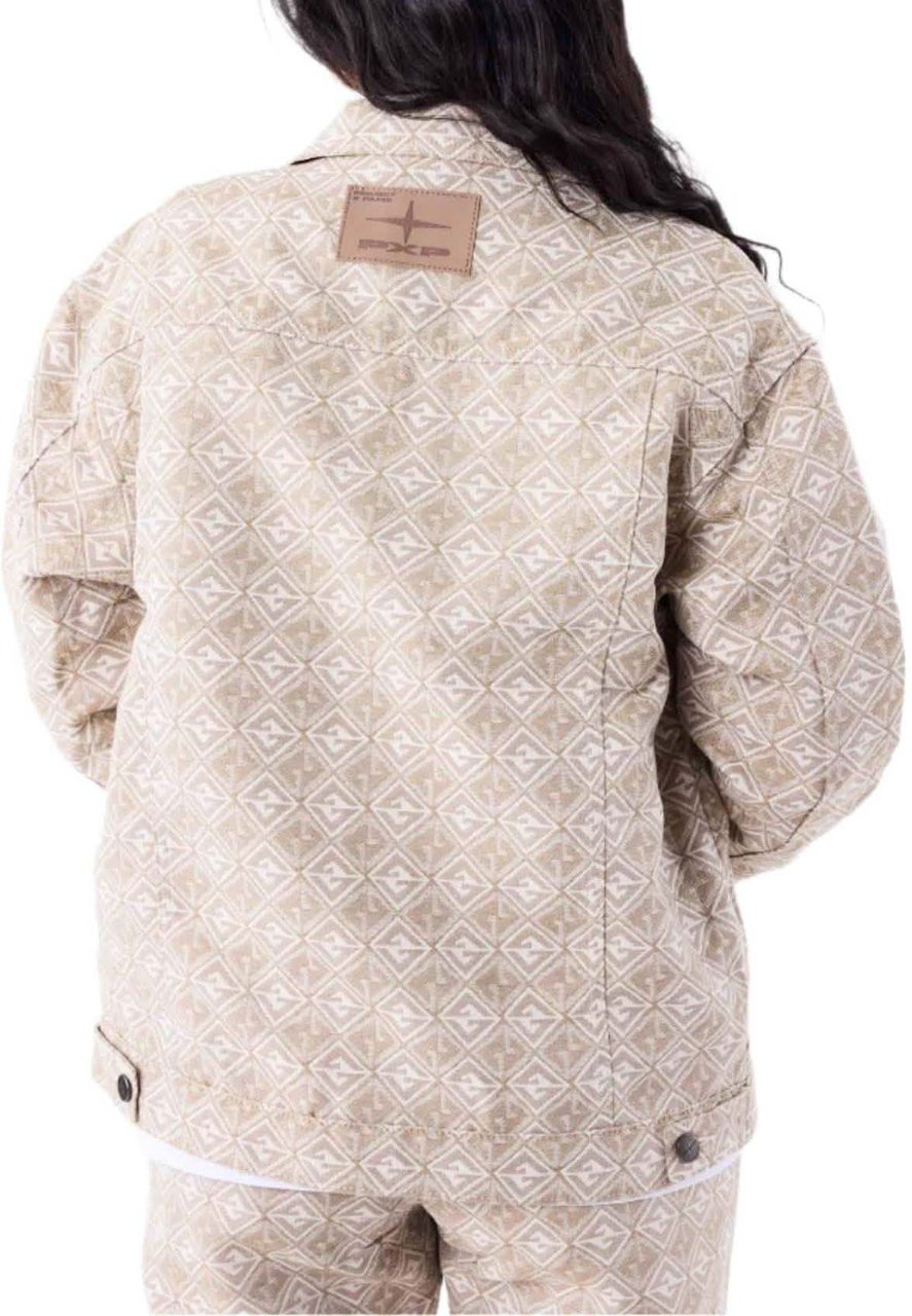Project x Paris Project X Paris Geometric Pattern Canvas Jacket Beige Beige