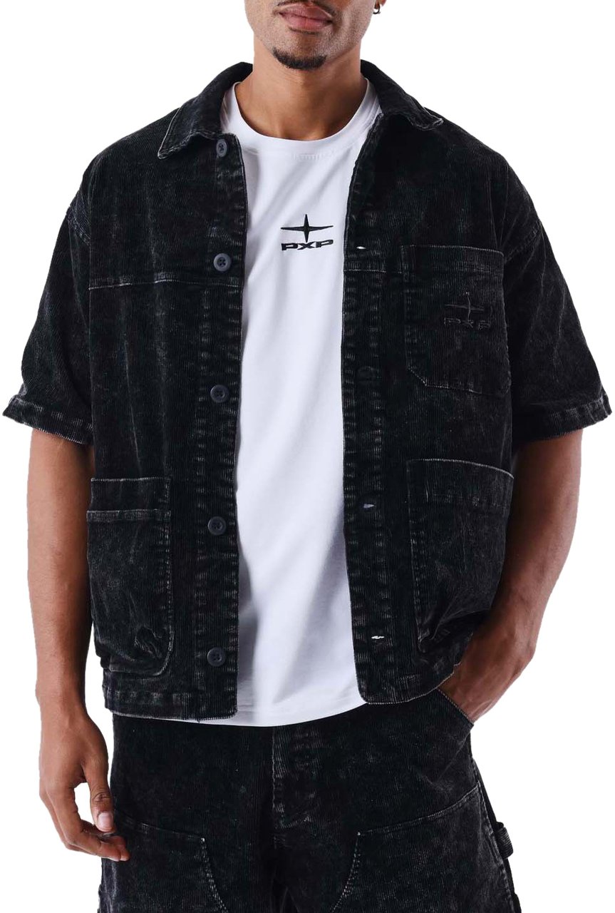 Project x Paris Project X Paris Corduroy Shirt Zwart Zwart