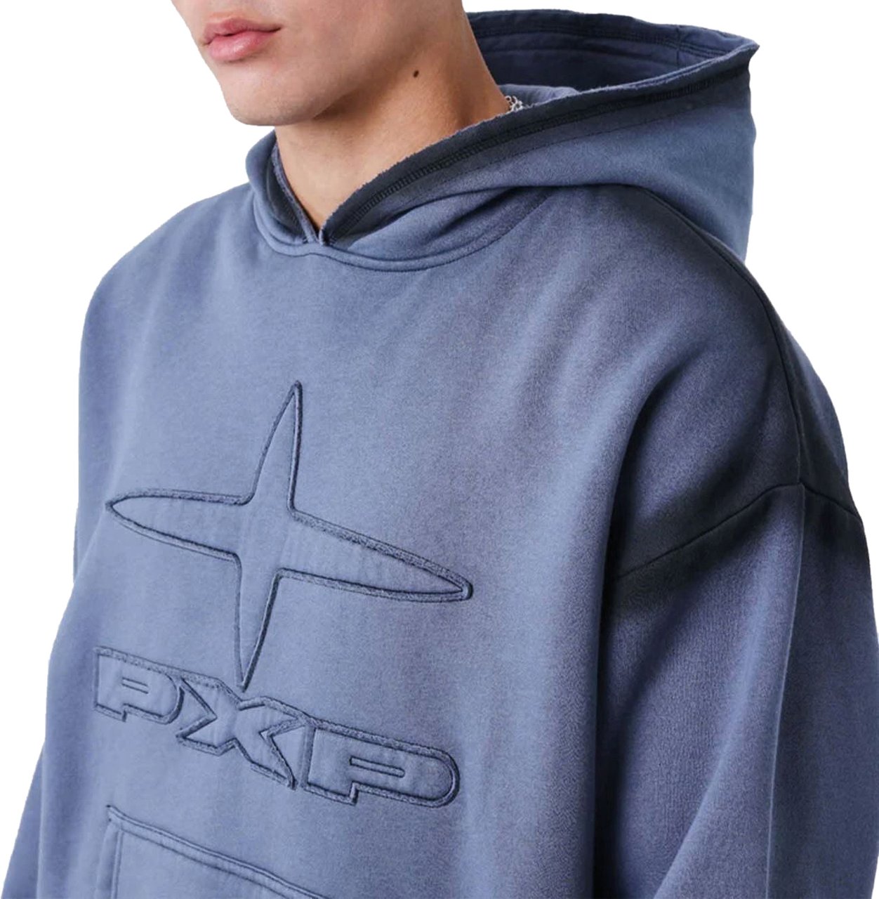 Project x Paris Project X Paris Faded Hoodie Blauw Blauw