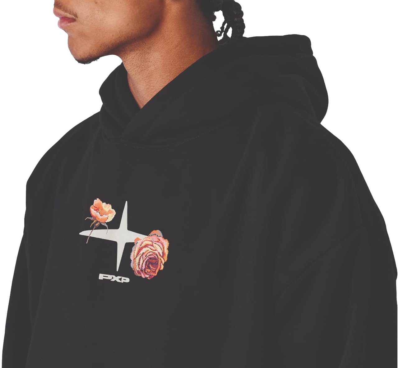 Project x Paris Project X Paris Gothic Roses Hoodie Zwart Zwart