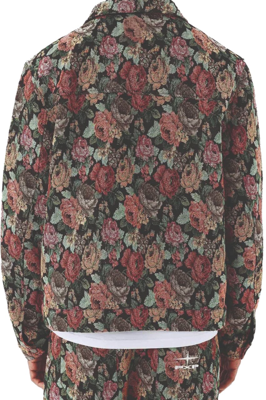 Project x Paris Project X Paris Floral Jacket Zwart Blauw