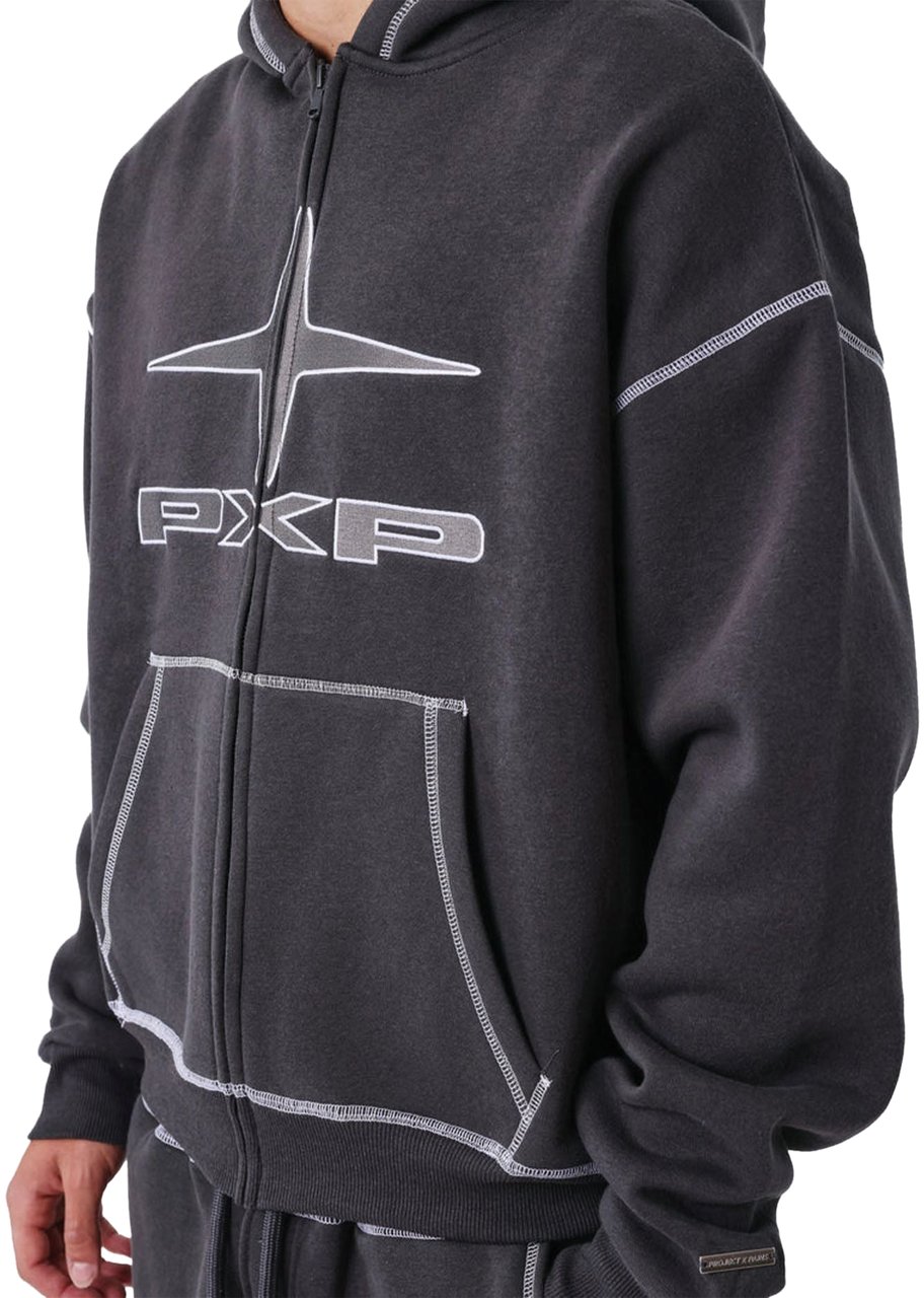 Project x Paris Project X Paris Zip Hoodie UK Drip Zwart Zwart