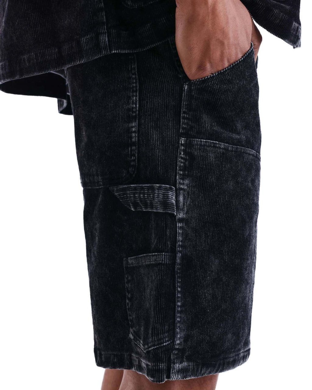 Project x Paris Project X Paris Corduroy Short Zwart Zwart