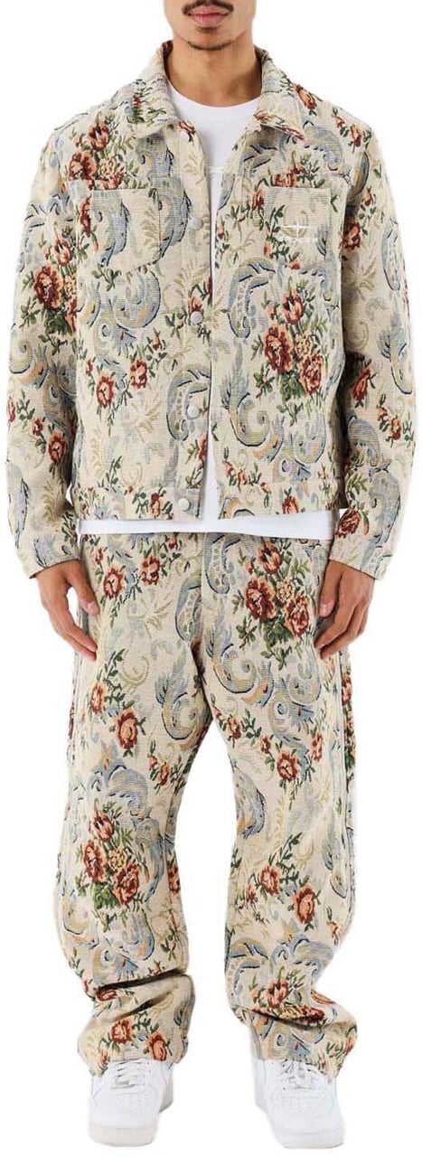Project x Paris Project X Paris Floral Broek Blauw