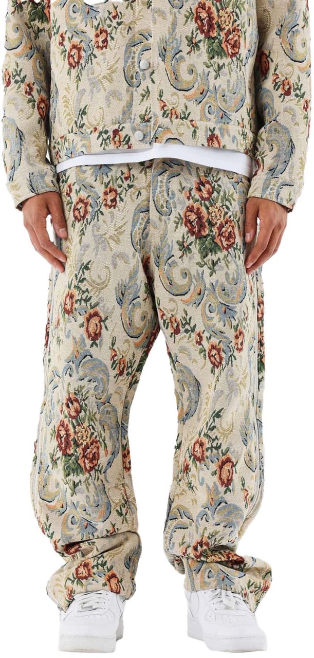 Project x Paris Project X Paris Floral Broek Blauw
