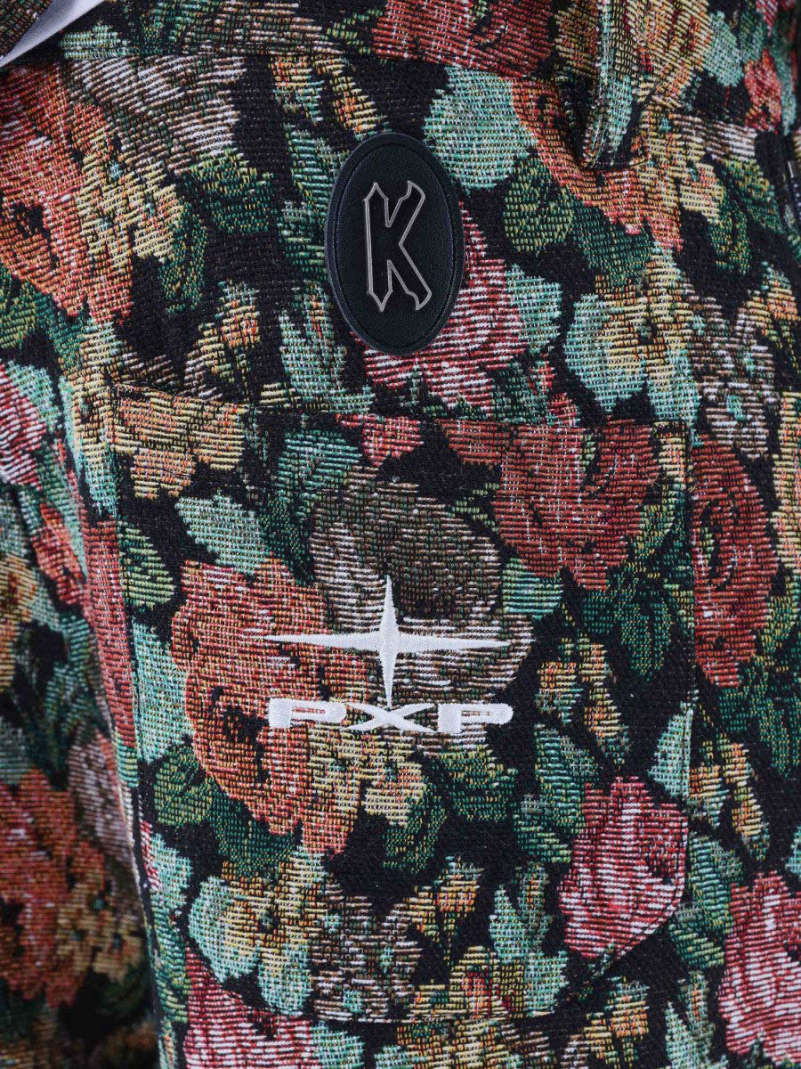 Project x Paris Project X Paris Floral Broek Zwart Blauw