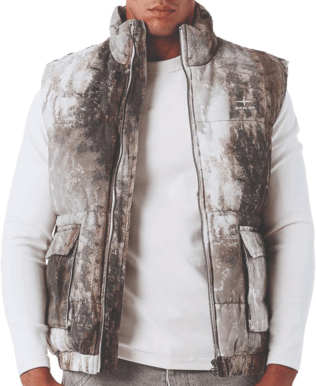 Project x Paris Project X Paris Bodywarmer Realtree Blauw