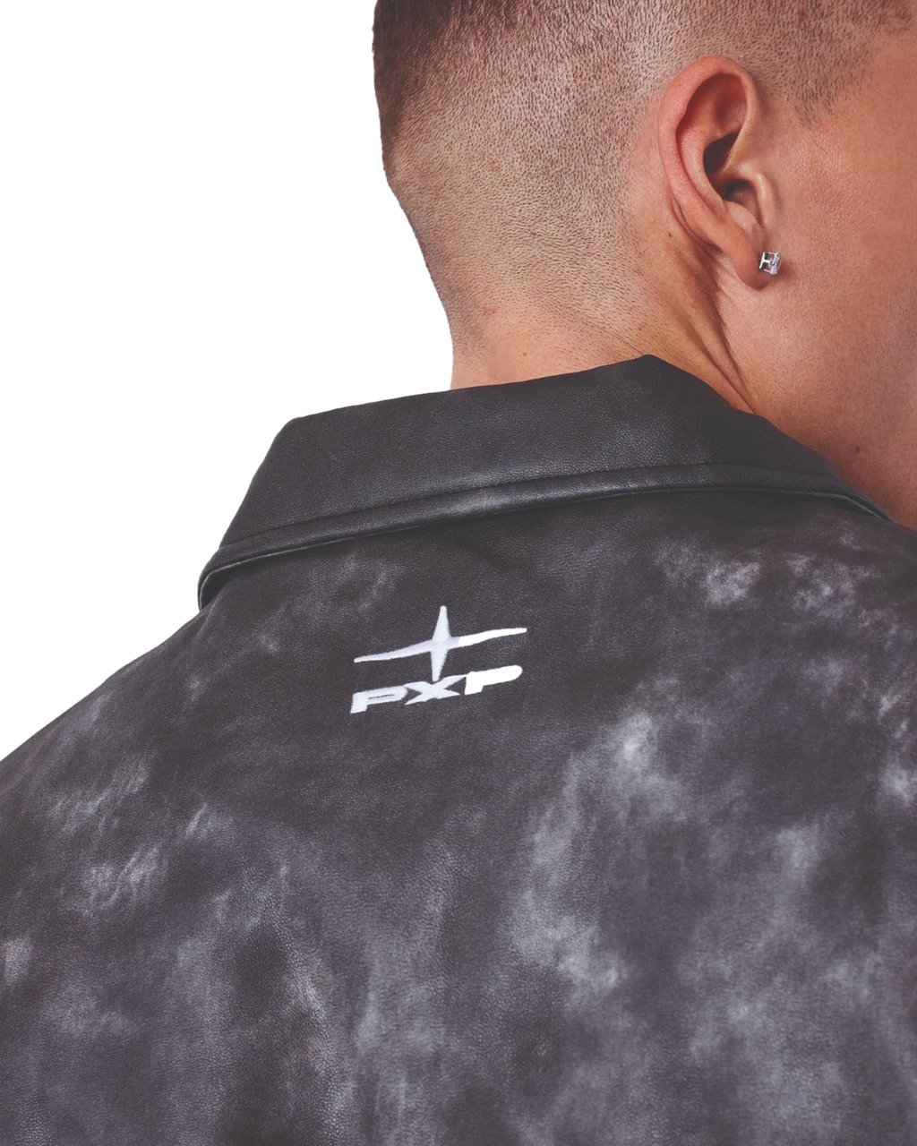 Project x Paris Project X Paris Coal Leather PXP Bomber Jacket Zwart