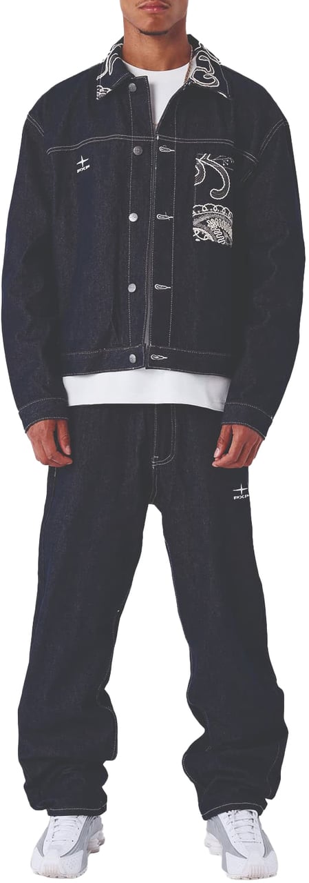 Project x Paris Project X Paris Bandana Jacket Minimal Donkerblauw Blauw