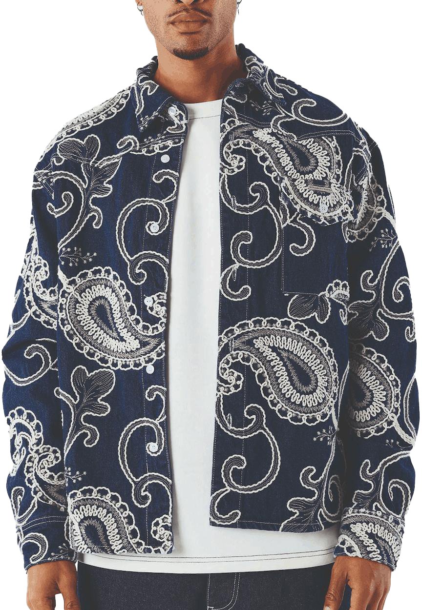 Project x Paris Project X Paris Bandana Jacket Donkerblauw Blauw