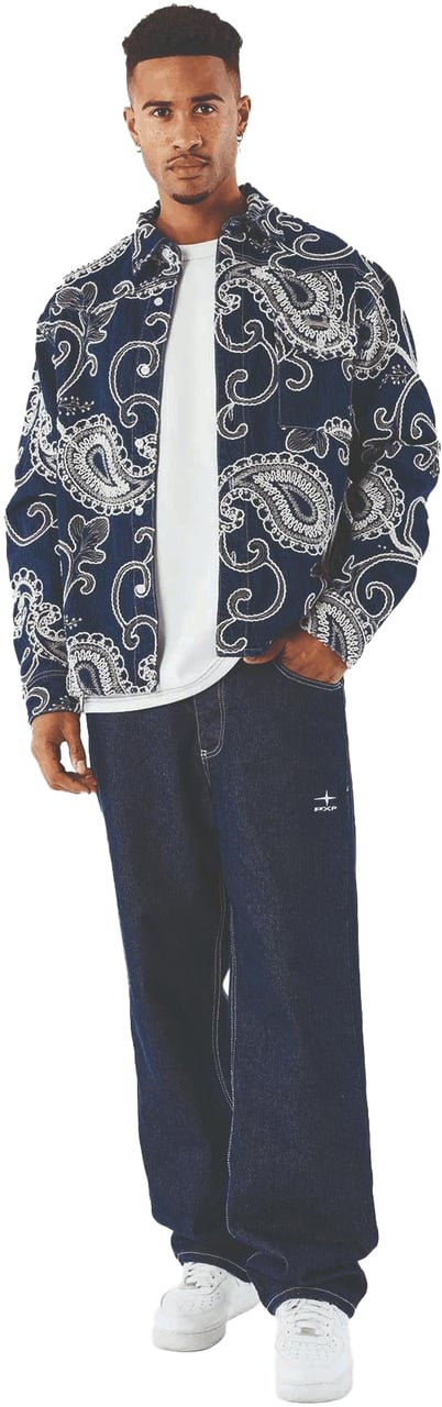 Project x Paris Project X Paris Bandana Jacket Donkerblauw Blauw