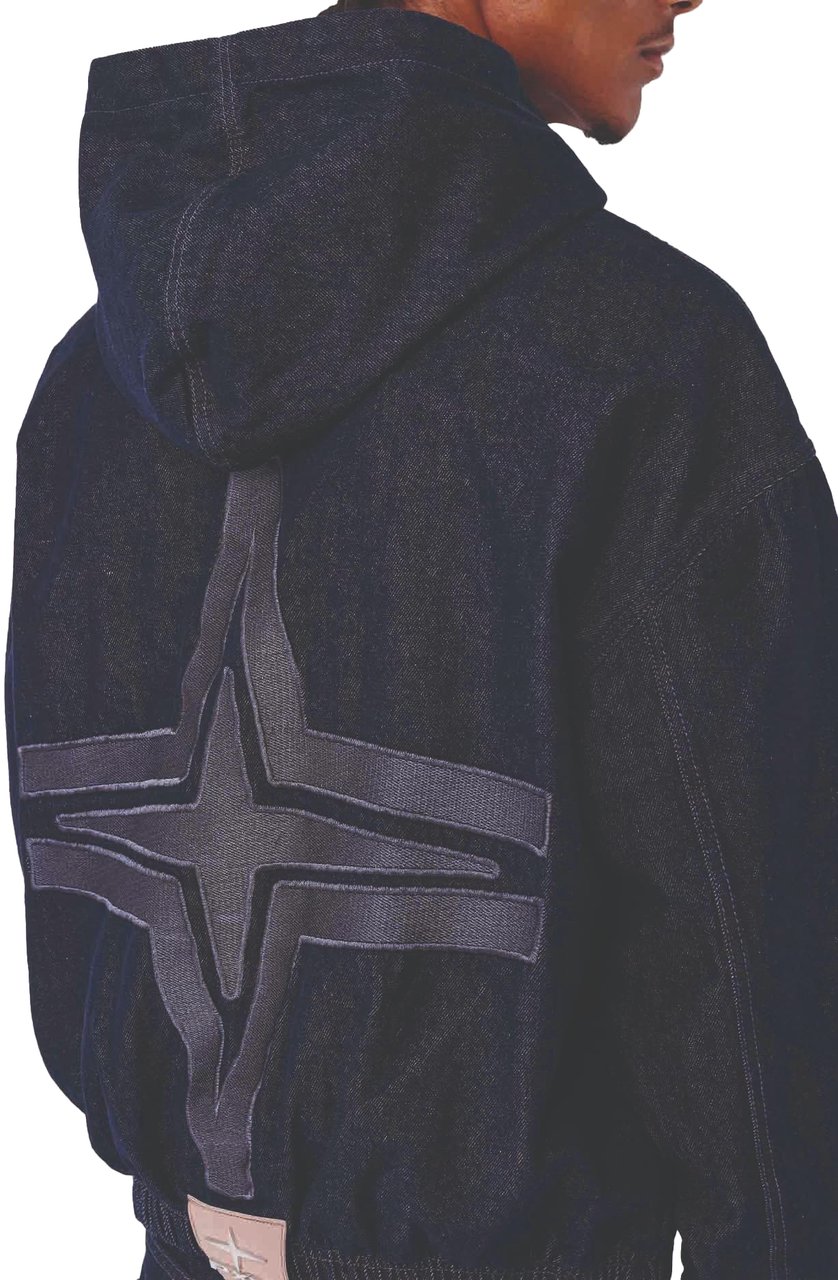 Project x Paris Project X Paris Denim Vest Donkerblauw Blauw