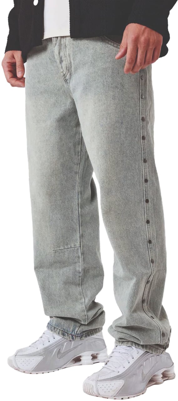 Project x Paris Project X Paris Grey Studs Denim Grijs Lichtgrijs