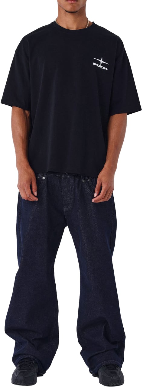 Project x Paris Project X Paris Baggy Denim Donkerblauw Blauw