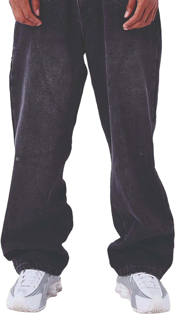 Project x Paris Project X Paris Baggy Denim Zwart Zwart