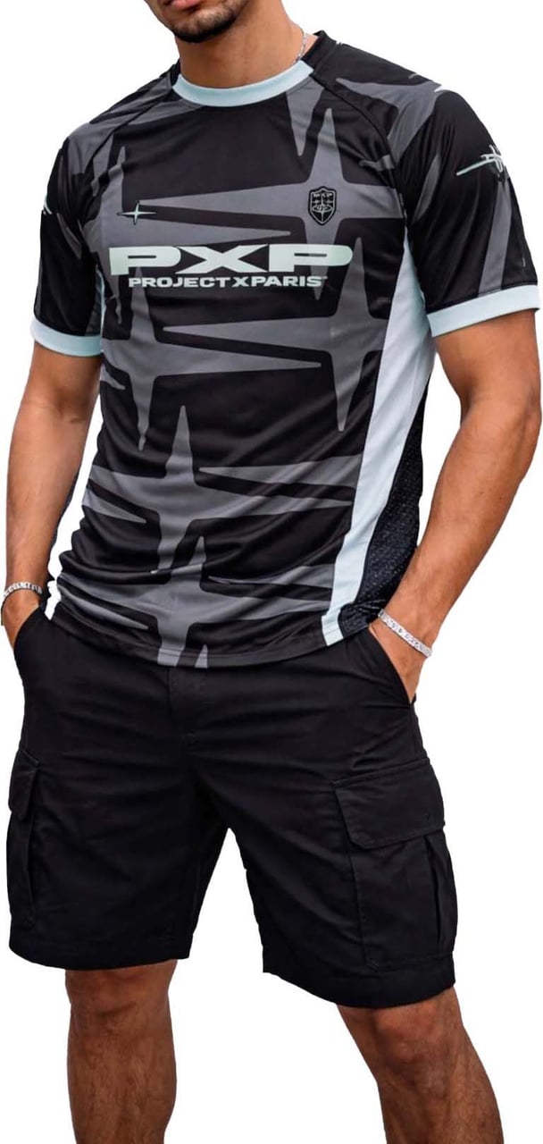 Project X Paris Jersey Zwart Teal Divers