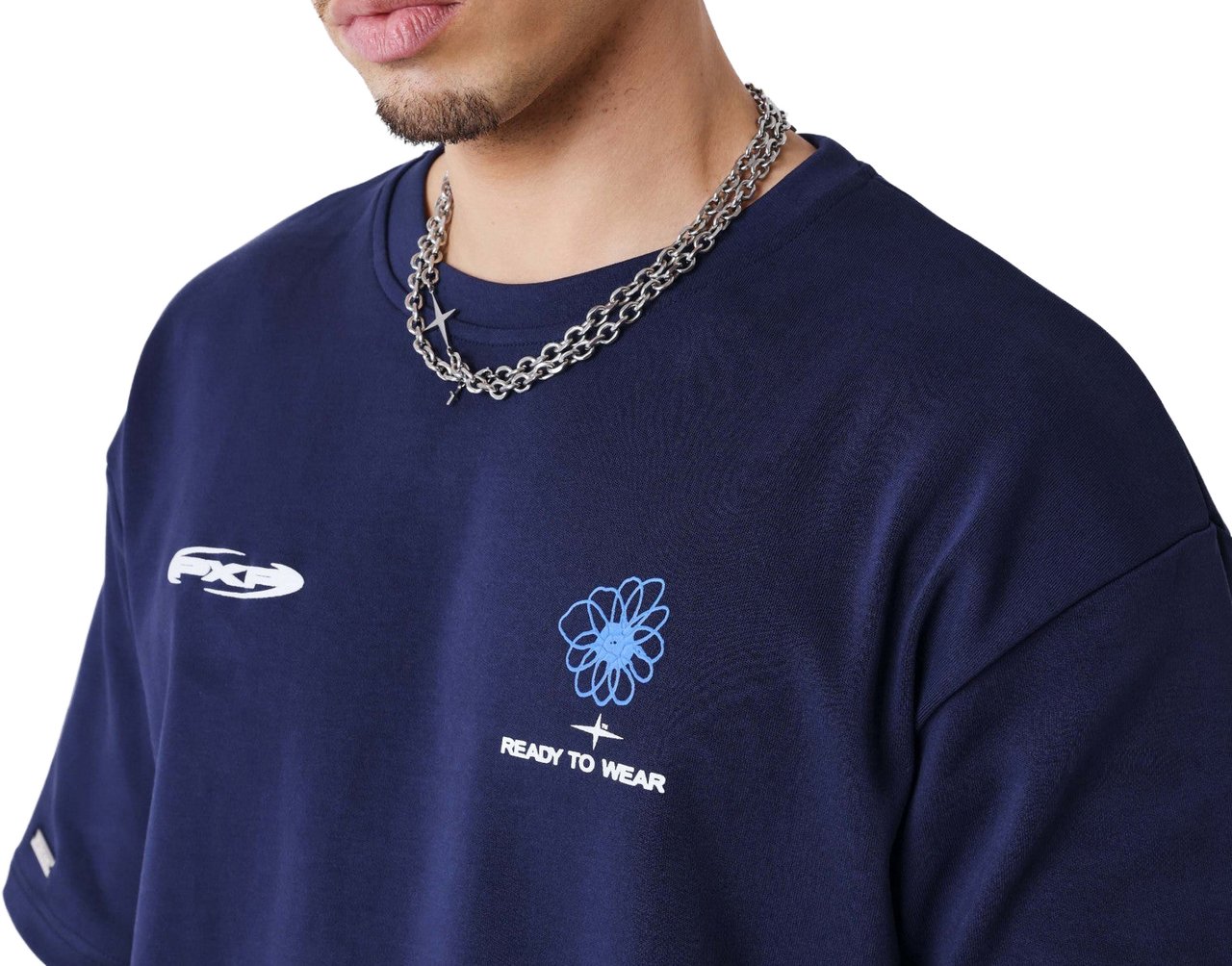 Project X Paris T-shirt Ready To Wear Donkerblauw Blauw