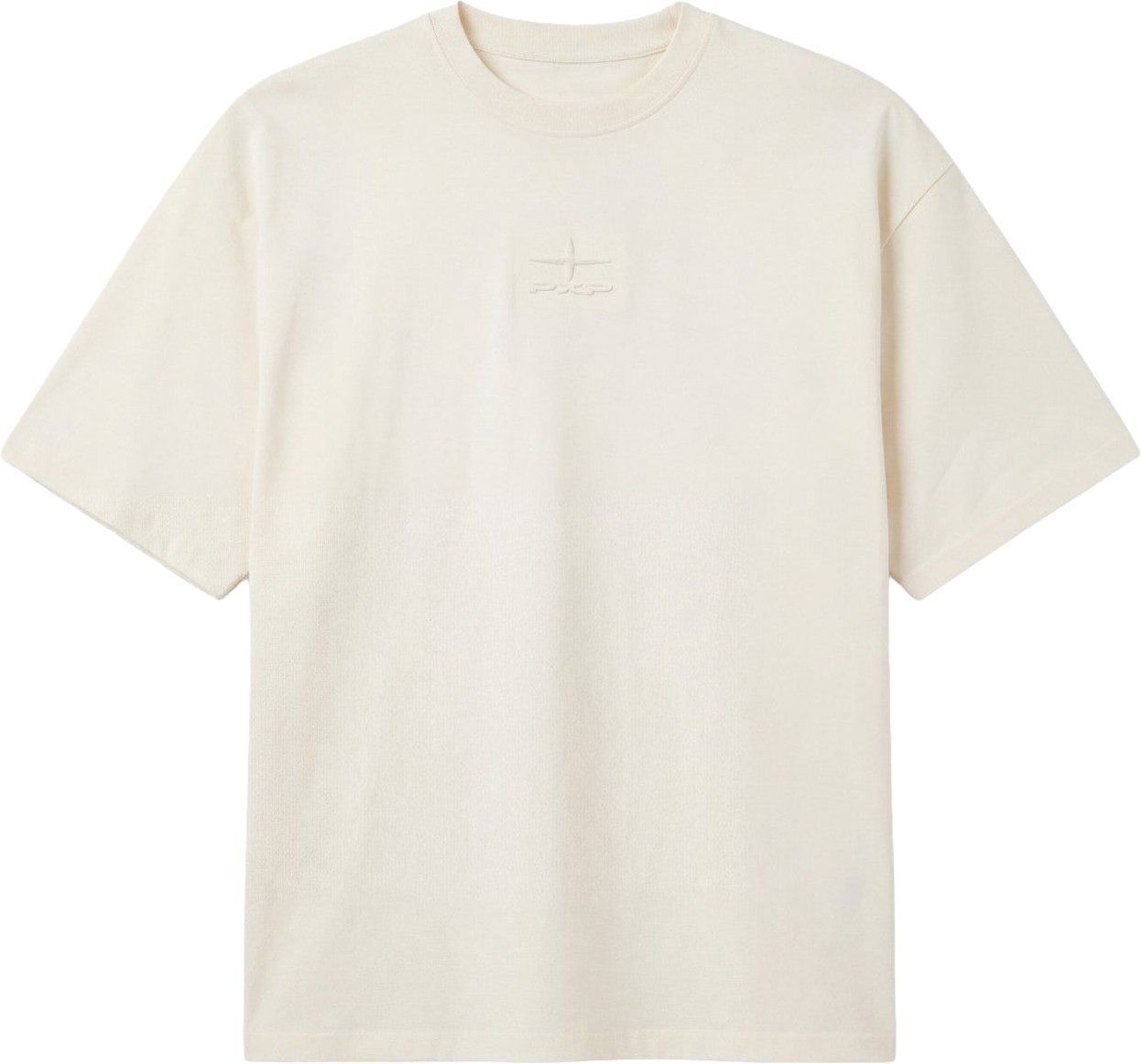 Project X Paris T-shirt Reliëf Gebroken Wit Neutraal