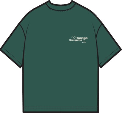 Project X Paris Champagne Oversized T-shirt Groen Groen