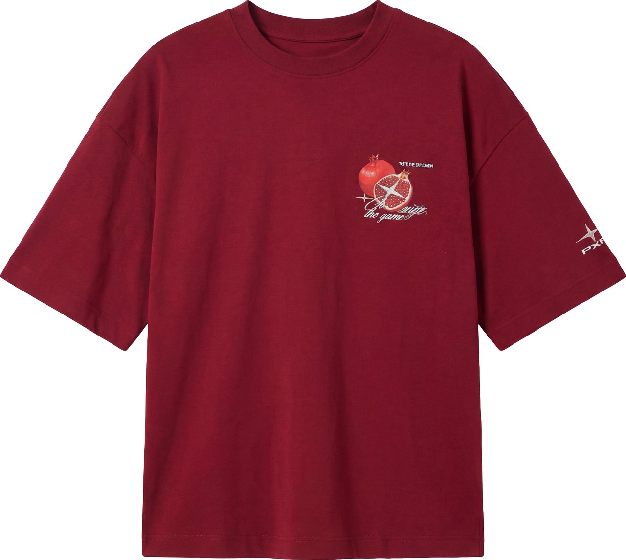 Project X Paris Pomegranate Oversized T-shirt Bordeaux Maroon