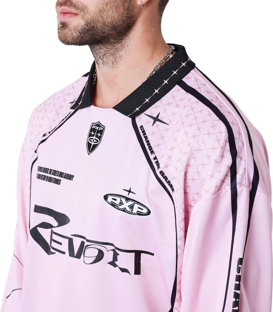Project X Paris Moto Racer Longsleeve T-Shirt Roze Roze