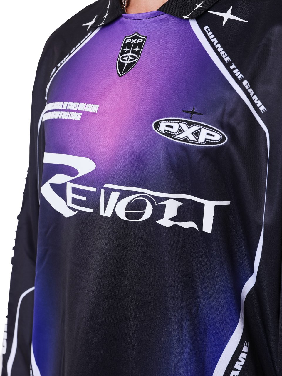 Project x Paris Project X Paris Moto Racer Longsleeve T-Shirt Zwart Zwart