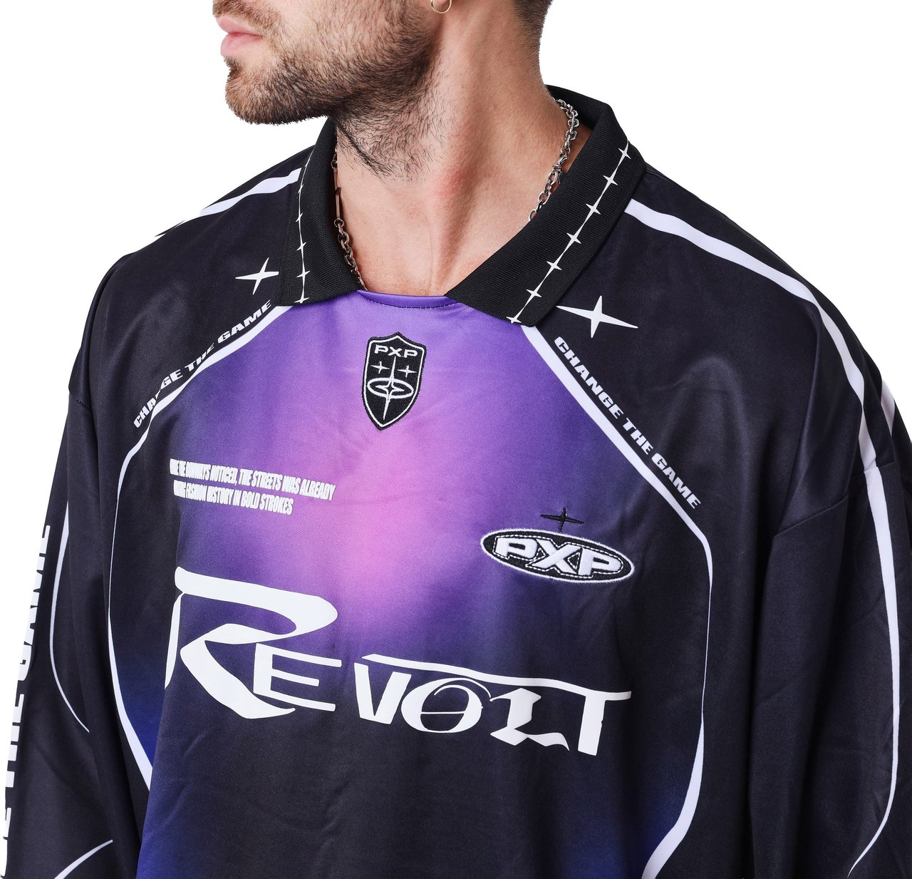 Project x Paris Project X Paris Moto Racer Longsleeve T-Shirt Zwart Zwart