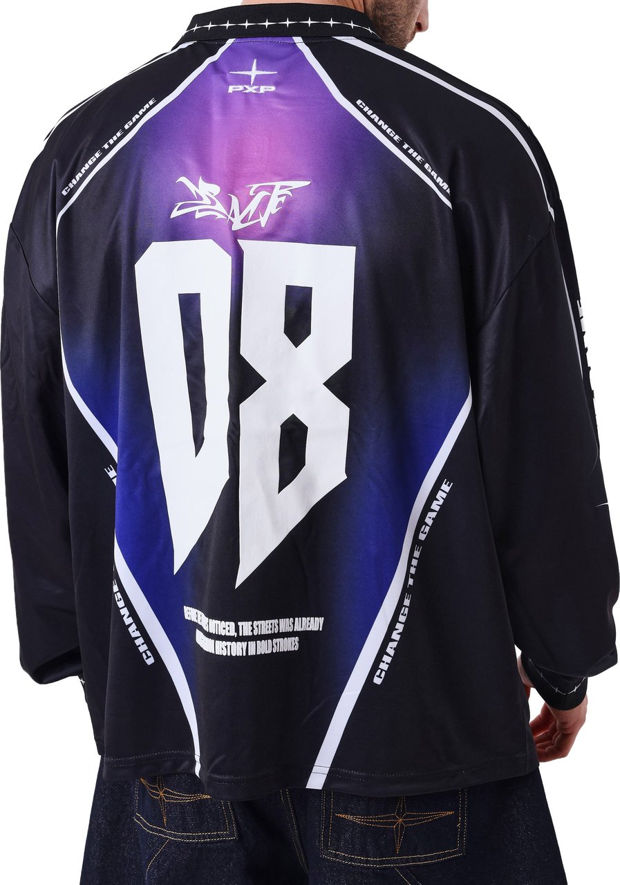 Project x Paris Project X Paris Moto Racer Longsleeve T-Shirt Zwart Zwart